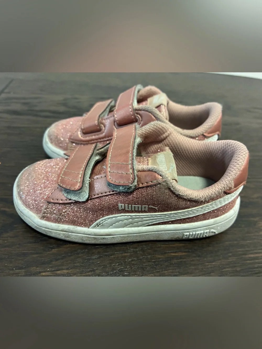 3 Puma + 1 Disney Light-Up Princess = 4 Pairs of Girls Sneakers, All Pinks, 8T